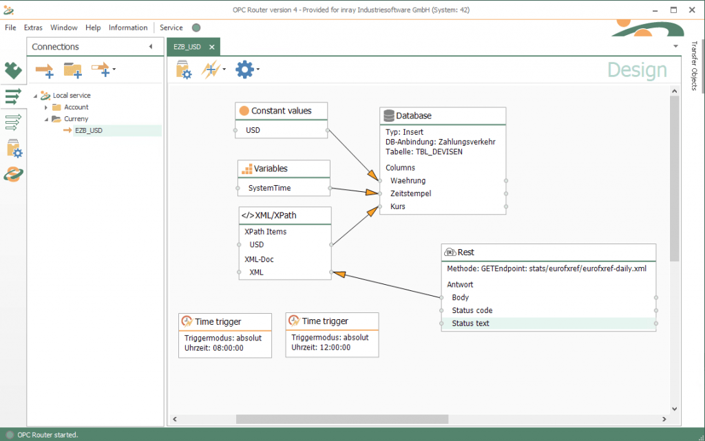 REST protocol gateway with various plug-ins