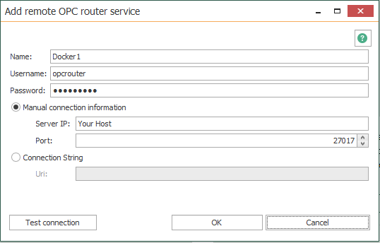 Docker set up with existing service